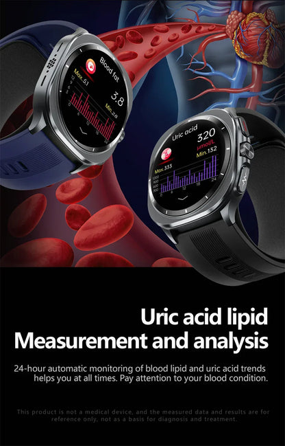 Airbag measurement Smart Watch Men ECG Air Pump Blood Pressure Blood Oxygen BT Call NFC SmartWatch For Man Android iOS upgrade