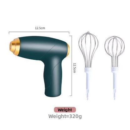USB handheld blender, mini egg beater, coffee cream frother, rechargeable 3-speed kitchen tool, food mixer, blender