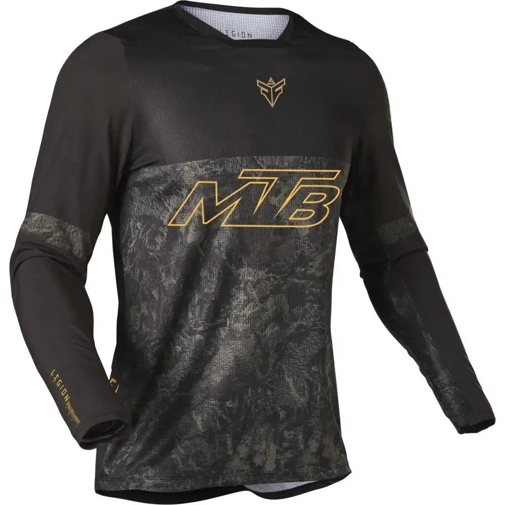 2026 New 3D Printed Mountain Bike Sports T Shirt Off Road Long Sleeve Motorcycle Sportswear Quick Dry Fabric for Race Cycling