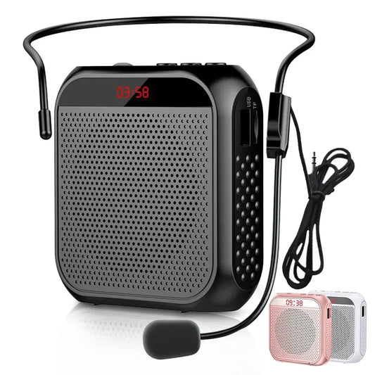Megaphone Voice Amplifier Portable Personal Voice Speaker s With Microphone Display Loudspeaker For Teachers Speech Tour Guide
