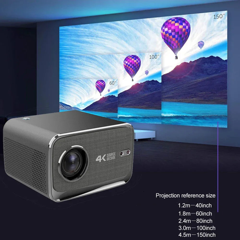 WZATCO P20 PLUS Android 13.0 Smart WiFi 6G 4K Full HD 1080P LCD LED Projector Auto Focus Video Home theater Proyectors with RJ45