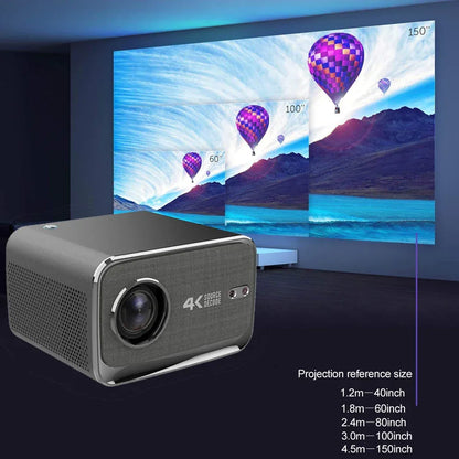 WZATCO P20 PLUS Android 13.0 Smart WiFi 6G 4K Full HD 1080P LCD LED Projector Auto Focus Video Home theater Proyectors with RJ45