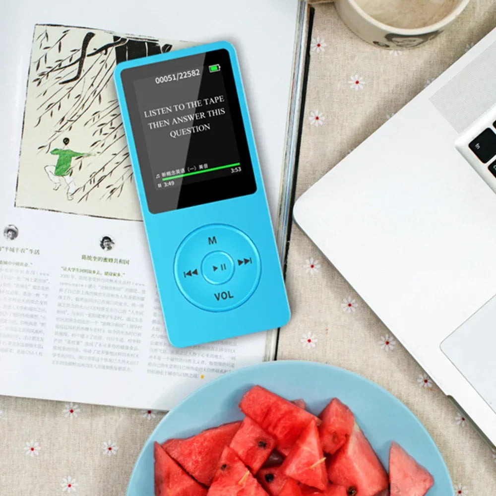 Portable MP3 Player With LCD Screen Built-in Microphone FM Radio Video Hifi MP4 Player Movies E-books Music Players Dropshipping
