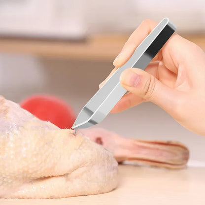 1 PC Stainless Steel Fish Bone Tweezers Pincer Clip Puller Remover Tongs Fish Bone Plucking Clamp Kitchen Gadgets Seafood Tools