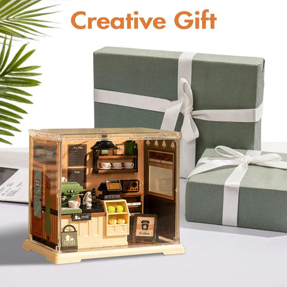 New DIY Miniature House Model with Soft Lights, High-Detail Quality, Easy 1-Hour Assembly, Perfect Birthday & Christmas Gift