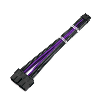 Custom 12VHPWR 12+4Pin to 2pcs PCI-E 8Pin GPU Graphics Video Card 16AWG PCIE 5.0 Cable RTX3090Ti Power Supply Extension Cable