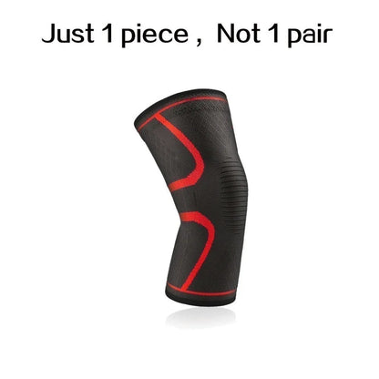 WOSWEIR-1 PC Elastic Knee Pads Nylon Sports Fitness Kneepad Fitness Gear Patella Brace Running Basketball Volleyball Support