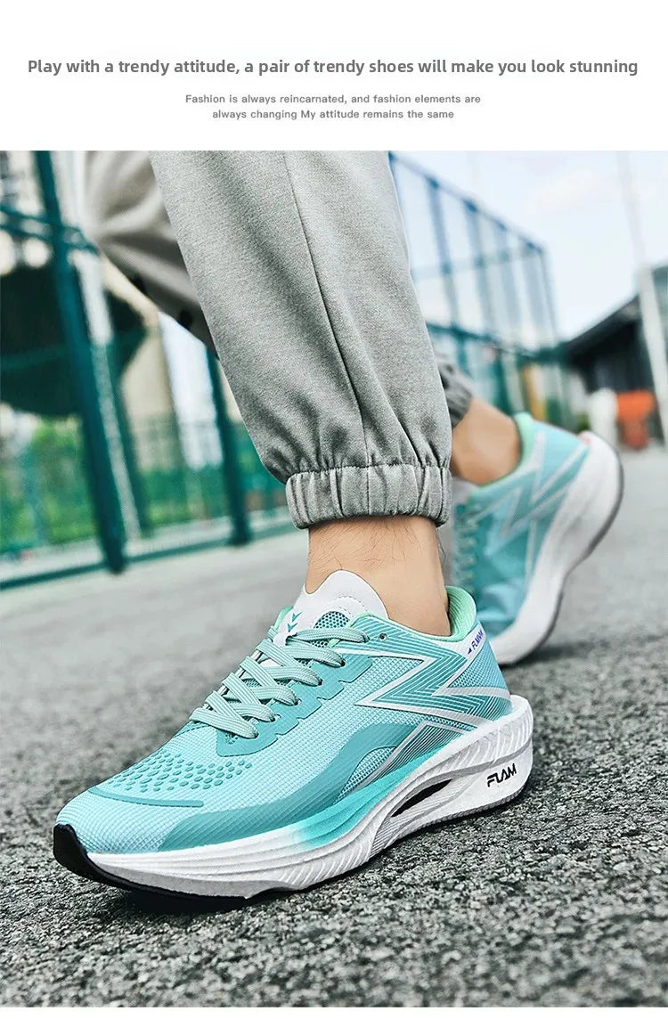 Casual Running Shoes Breathable Mesh Upgraded Version Unisex Marathon Sports Sneakers Trendy All Seasons Lightweight