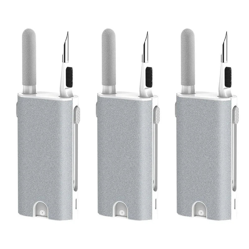 1/2/3set 5 In 1 Earphone Cleaner Brush Kit Camera Phone Tablet Laptop TV Screen Cleaning Tools Headset Cleaning Pen For Airpod