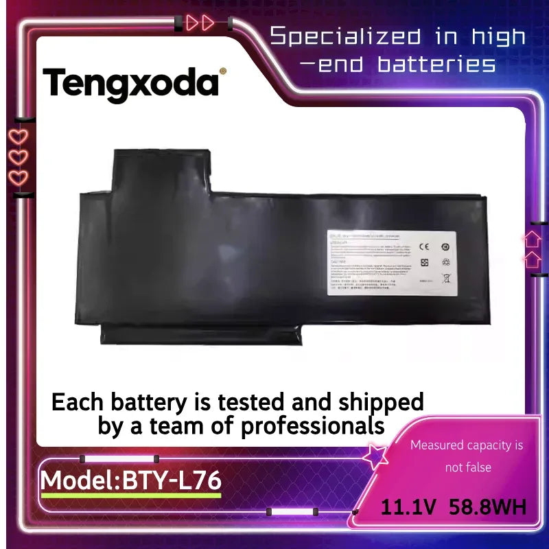 Suitable for MSI BTY-L76 GS70 GS60 MS-1771 XMG C703 laptop battery