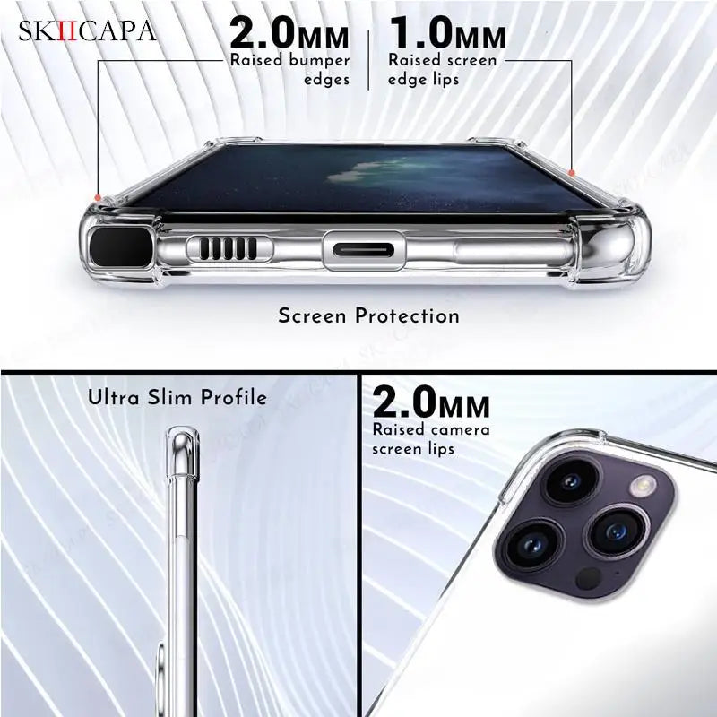 Ring Holder Wallet Card Slot Phone Case for Xiaomi 14T 14 Pro Airbag Shockproof Soft Silicone Transparent Cover for Redmi 14C 4G