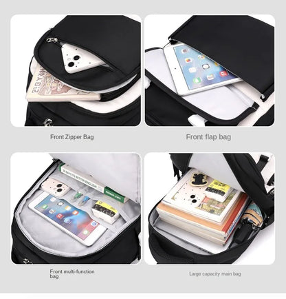Children School Backpack Trolley Bag with Wheels Students Backpack Book Bag Rolling School bag for Girls Kids Wheeled Backpack