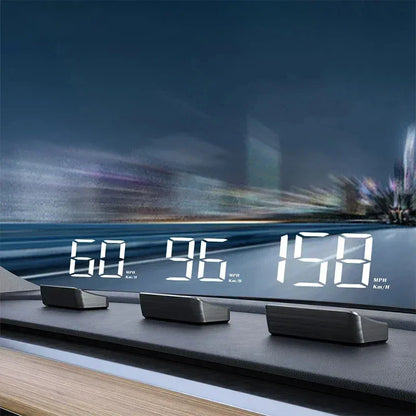 XIAOMI New HUD Head Up Display Digital New In-vehicle Speedometer Speed Mete GPS Compass Multifunctional Car Windshield Project