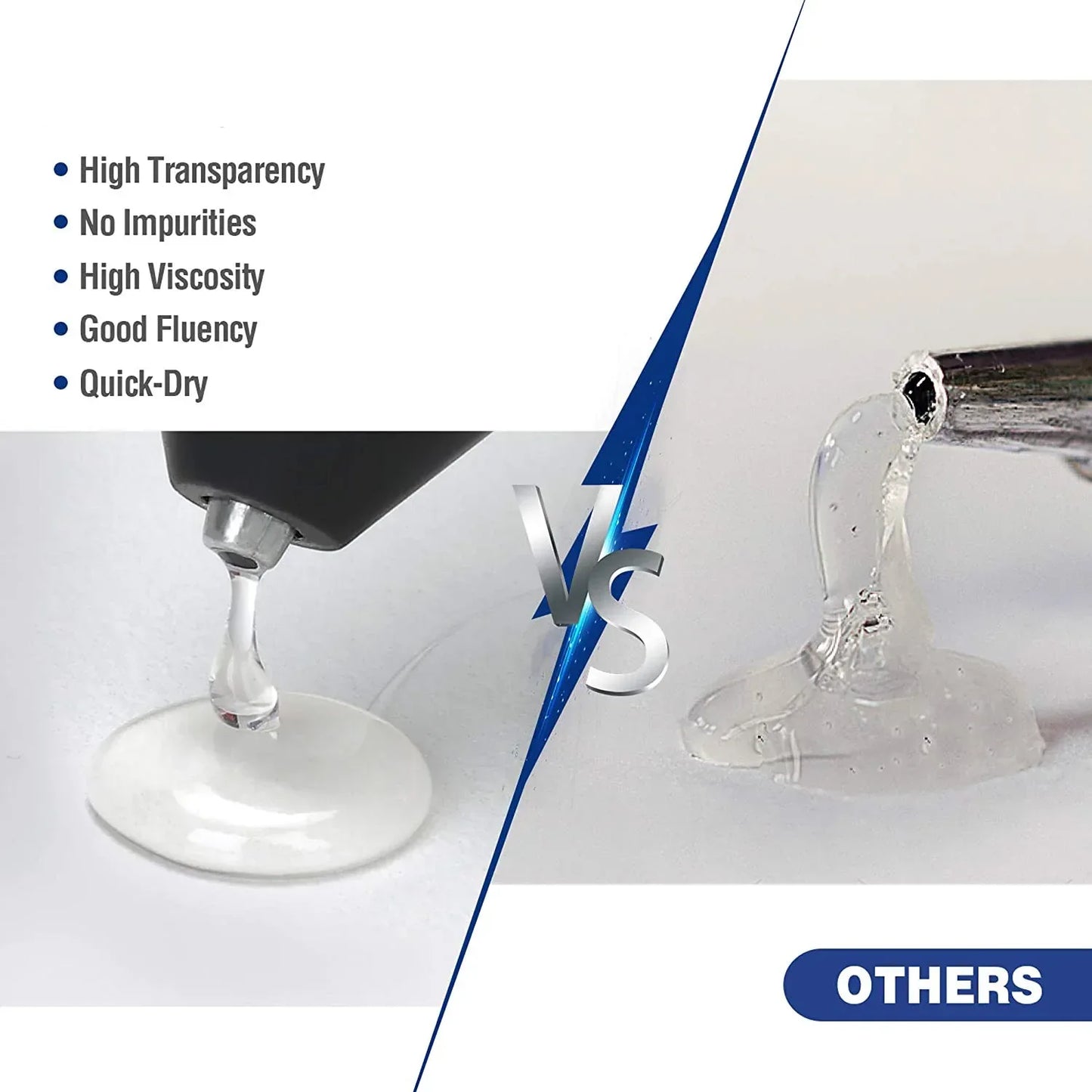 500g Hot Melt Glue Stick With a Diameter Of 7mm 11mm And a Length Of 10cm 15cm Clear Adhesive Glue Sticks for DIY Sealing Repair