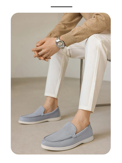 2025 Men's multi-color loafers A pedal leisure business shoes Doug shoes