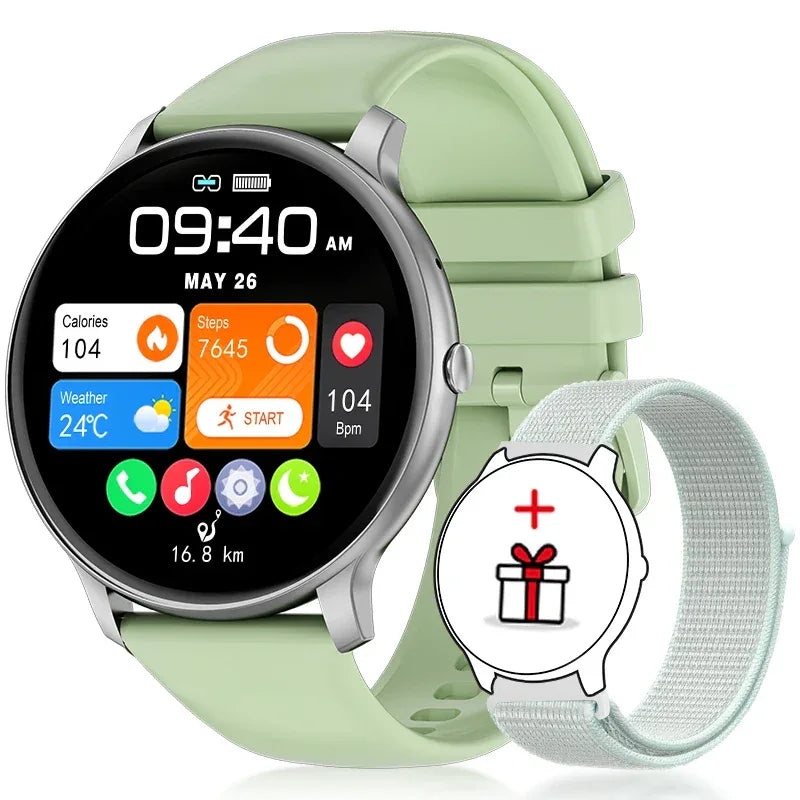 LIGE Smart Watch Women 1.39'' Full Touch Screen Custom Dials Wristwatch Bluetooth Call Blood Oxygen Monitor Sport Smartwatch Men