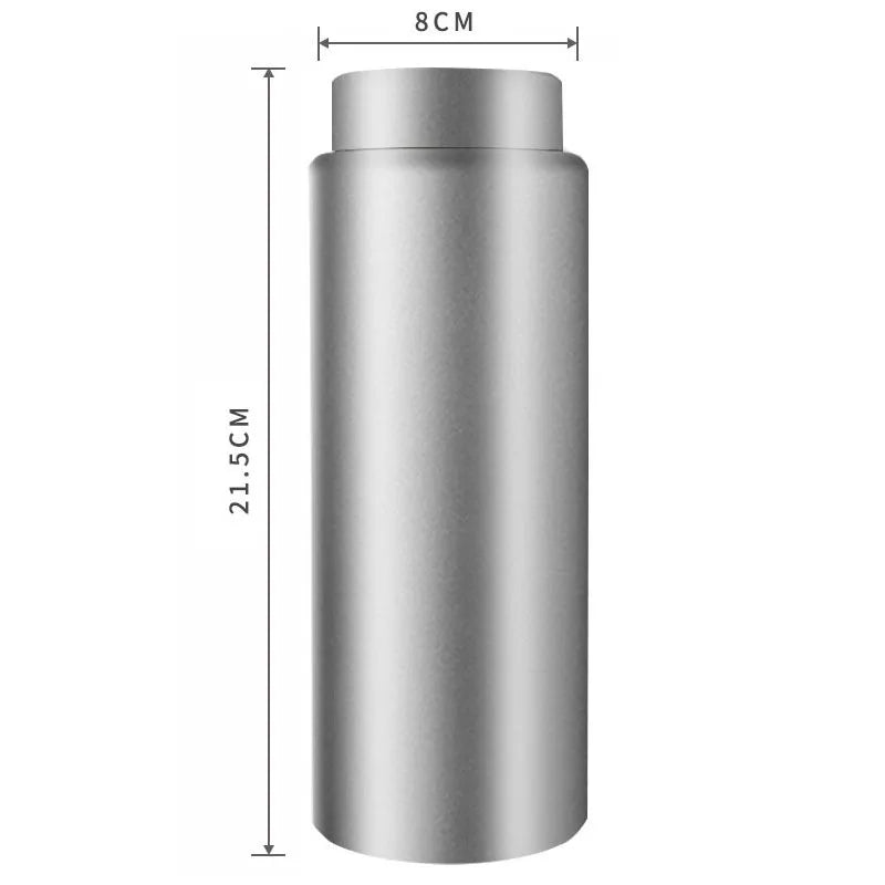 750ml Business Thermos Cup With Tea Separator,Double Layer Pure Titanium Vacuum Flasks,High-end Drinkware,Portable Water Bottle