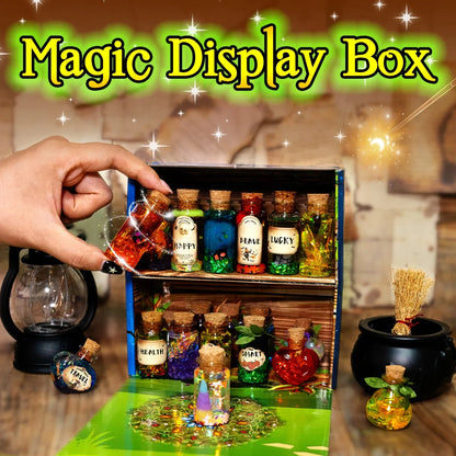 Fairy Magic Potions Kit Kids DIY Witch Glowing Spell Potion DIY Handmade Toys Science Experiments Kids Craft Kit Educational Toy