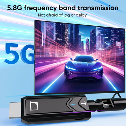 400M 1080P 5G Wireless HDMI Audio and Video Transmitter Receiver Extender for  Camera Laptop PC PS3/PS4 To TV Monitor Projector