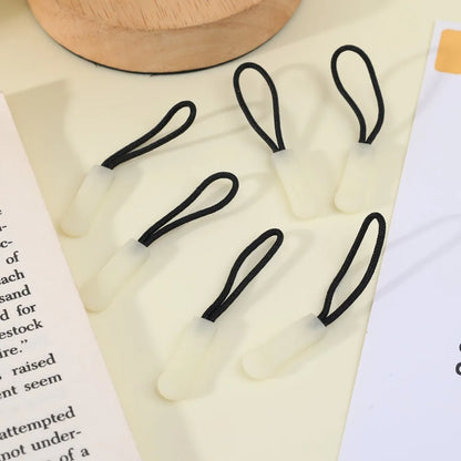 30-3pcs Luminous Zipper Pull Rope Glow in The Dark Zipper Head Anti-lost Backpack Clothes Jackets Slider DIY Repair Sewing Tool
