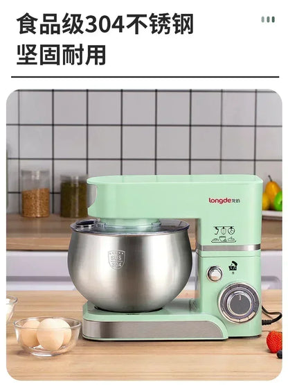 Small Household Chef Machine. Whip Cream Stirring. Multi-Function Dough Mixing. Cake Mixer. Stand Mixer.