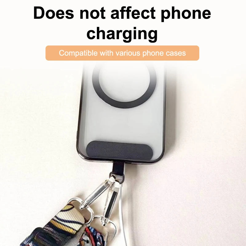 Universal Mobile Phone Lanyard, Adjustable, Neck & Crossbody Strap, Includes Anti-Loss Cable & Case Key Gasket