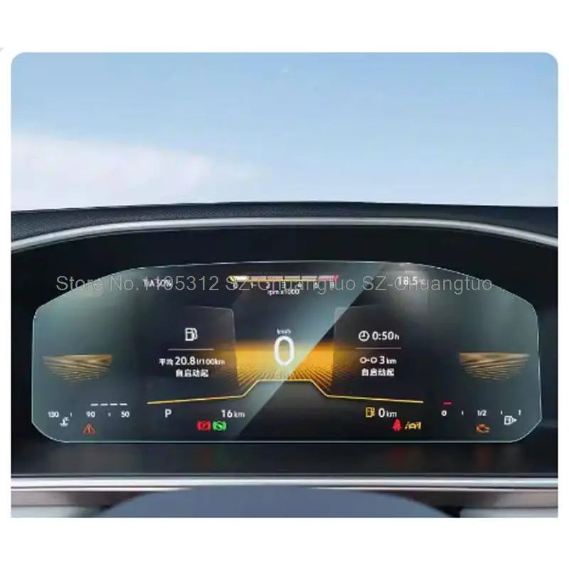 Tempered Glass Screen Protector Film For VW Volkswagen Novo Virtus 2023 instrument  Auto anti-scratch Film accessories
