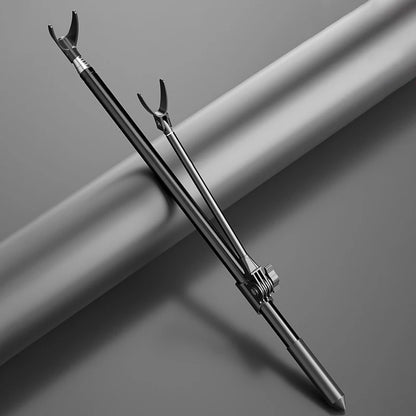 Shawto 2.1M Stainless Steel Thickened Telescopic Fishing Rod Holder 7 Section Bracket Rack Pole Stand Fishing Tools