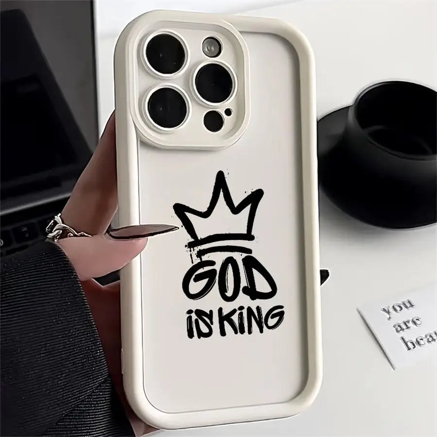J-Jesus Is King Phone Cover Case for iPhone 17 Pro Max 16 Air 12 Pro 14 13 11 15 Plus 17Pro