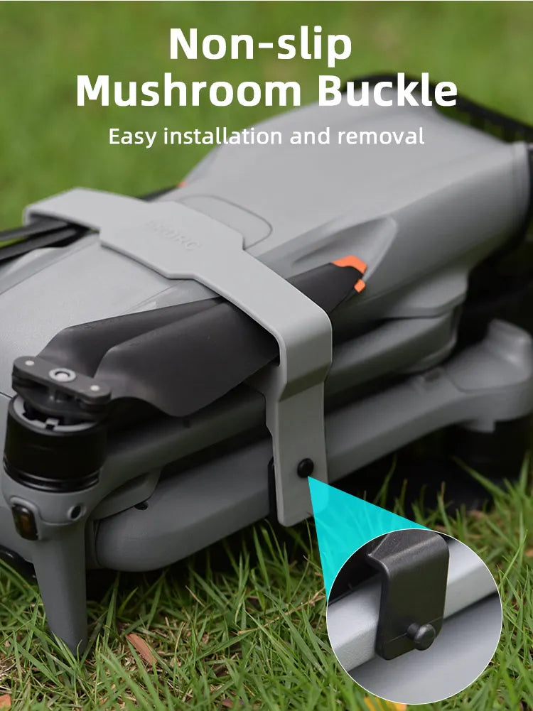 Propeller Holder Fixed for DJI Air 3/Air 3S Drone Stabilizers Protector Props Fixed Mount Guard Silicone & ABS Base Accessories