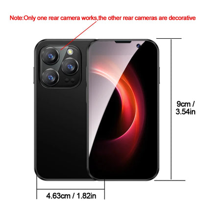 SOYES New XS18Pro 3.0" Mini Smartphone 2GB RAM 16GB ROM Facial Recognition Android 9.0 Dual SIM Standby 3G Network Little Phone