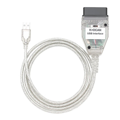 For K DCAN K+CAN FTDI Chip OBD2 Auto Car Diagnostic Tools OBD 2 Scanner Switch USB Interface Cable K + DCAN