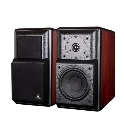 Winner TD-3 Hi-Fi Passive Bookshelf Speakers, 2.0 Stereo Wooden Enclosure Audiophile System for Home Audio