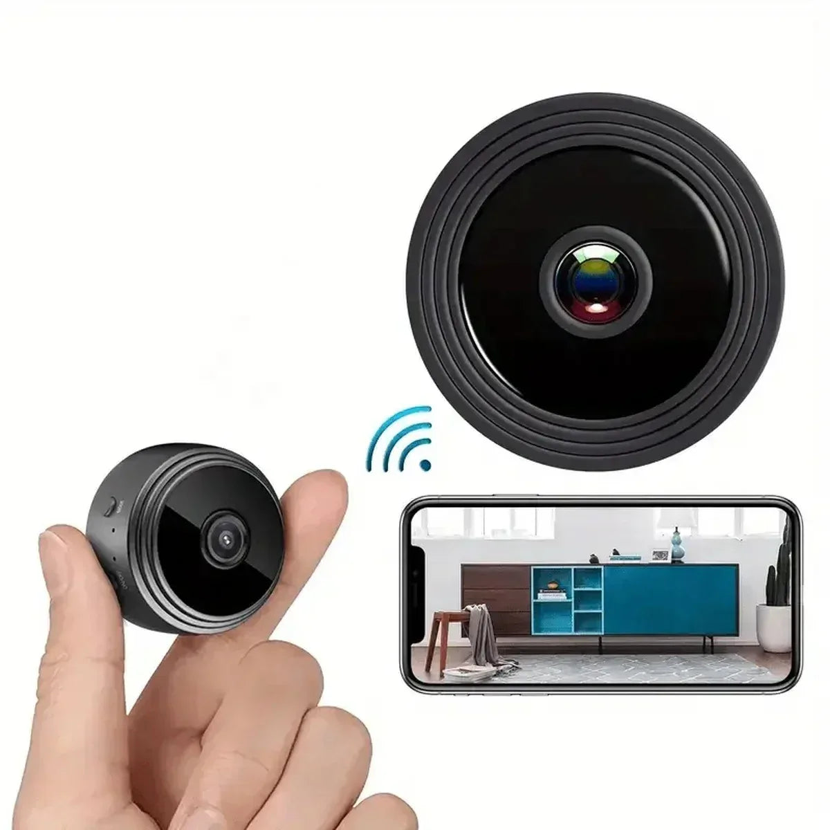 1/4pcs Mini Wireless Camera WiFi Hidden Camera Motion Detection, And Home Security for Indoor Outdoor Pet Monitoring USB Powered