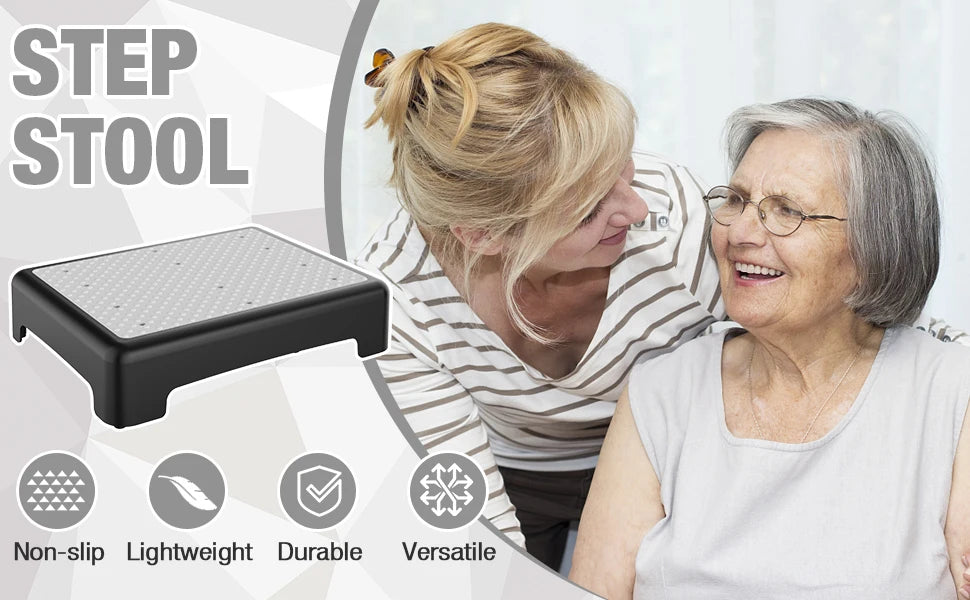 Marchepied de mobilité, plateforme antidérapante pour intérieur et extérieur, rehausseur portable pour adultes et seniors, marchepied de sécurité pour voiture, B