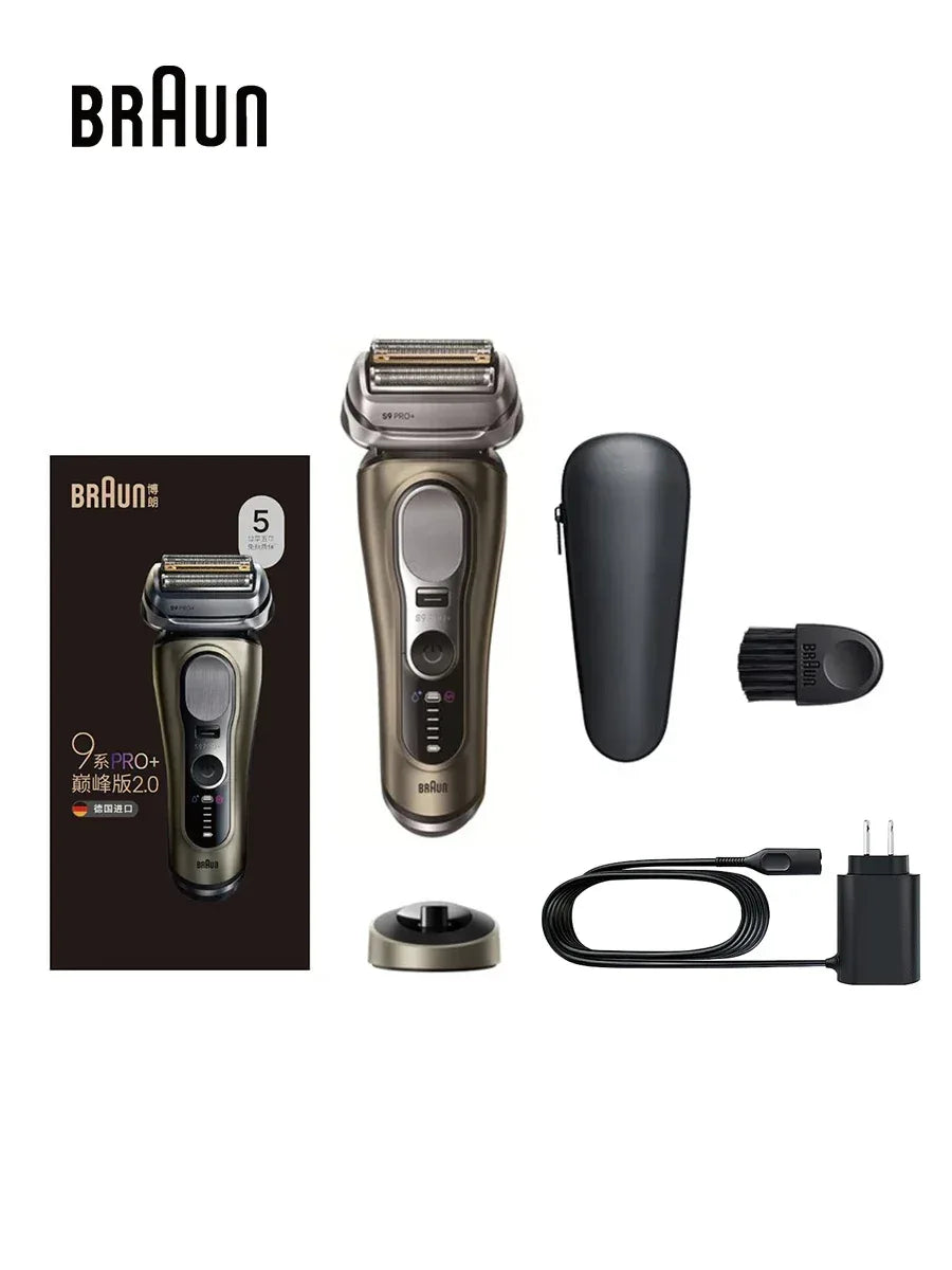 Braun Electric Shaver S9 Reciprocating Razor Rechargeable Men's Shaving Machine Wet Dry Double Use Floating Head Hair Cutting Ma
