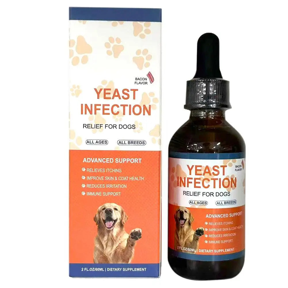 60ML 3Kinds Dog Pet Drops Gentle Care Supplement To Maintain Healthy Coat and Skin for Dogs Herbal Drops PET CARE