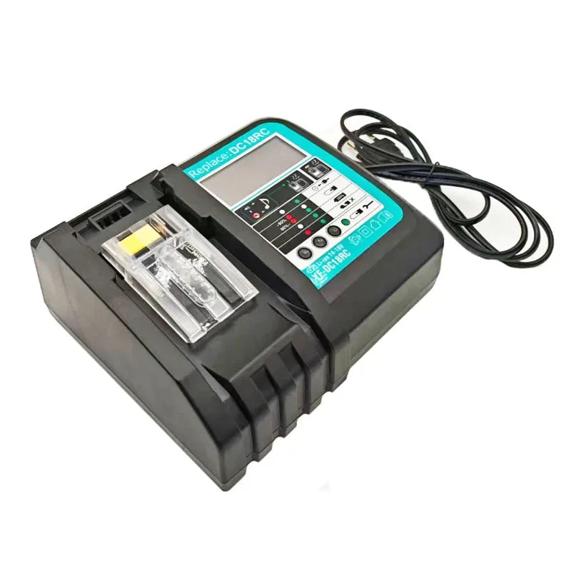 DC18RC Li-ion Battery Charger For Makita 14.4V 18V BL1830 Bl1430 DC18RF BL1815 BL1415 LXT400 BCl180W DC18RD DC18RE DC18SF BL1860
