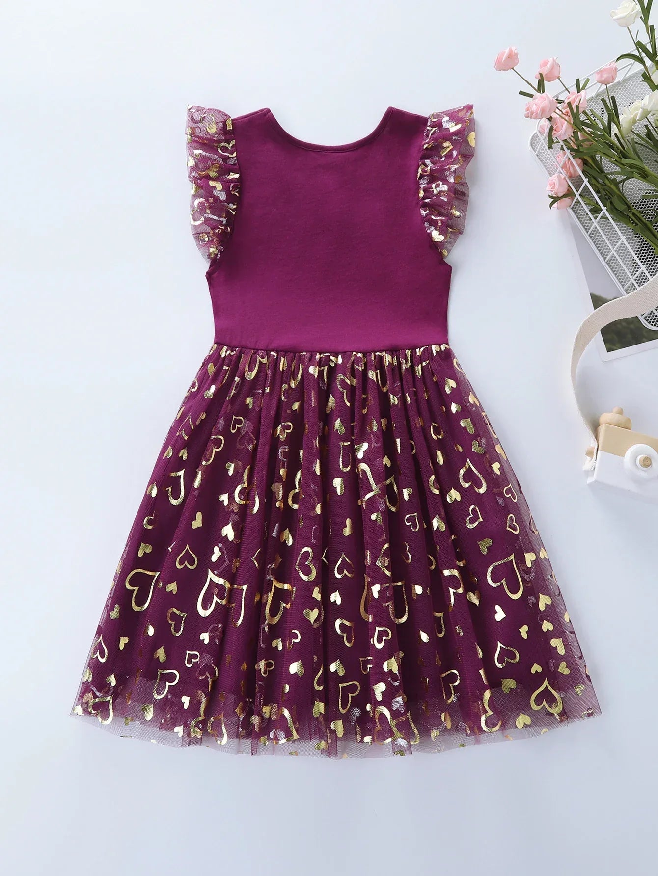 Girls' Unicorn Dress: Children's Spring/Summer New Sleeveless Embroidered Party Dress SH1696