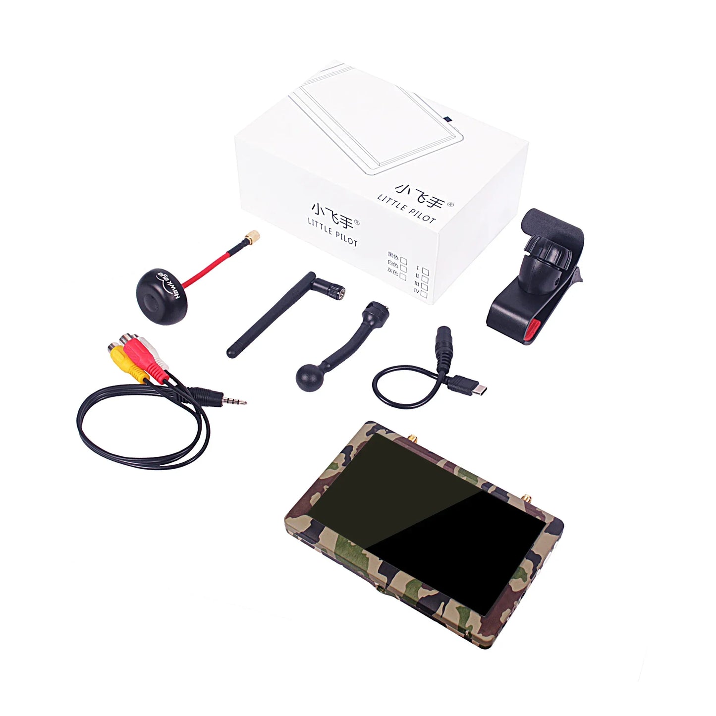Best Price Eye Little Pilot 4 Monitor Diversity Receiver With Input Drones Accessories Fpv Goggles With Dvr
