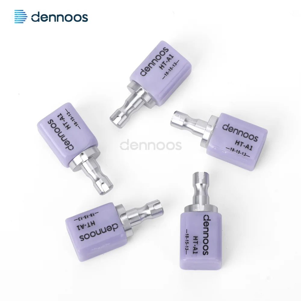 10PCS Lodden Dennoos Dental Lithium Disilicate C14 Glass Ceramic Blocks Cubes LT/MT/MO/HT for CADCAM Sirona Cerec Milling System