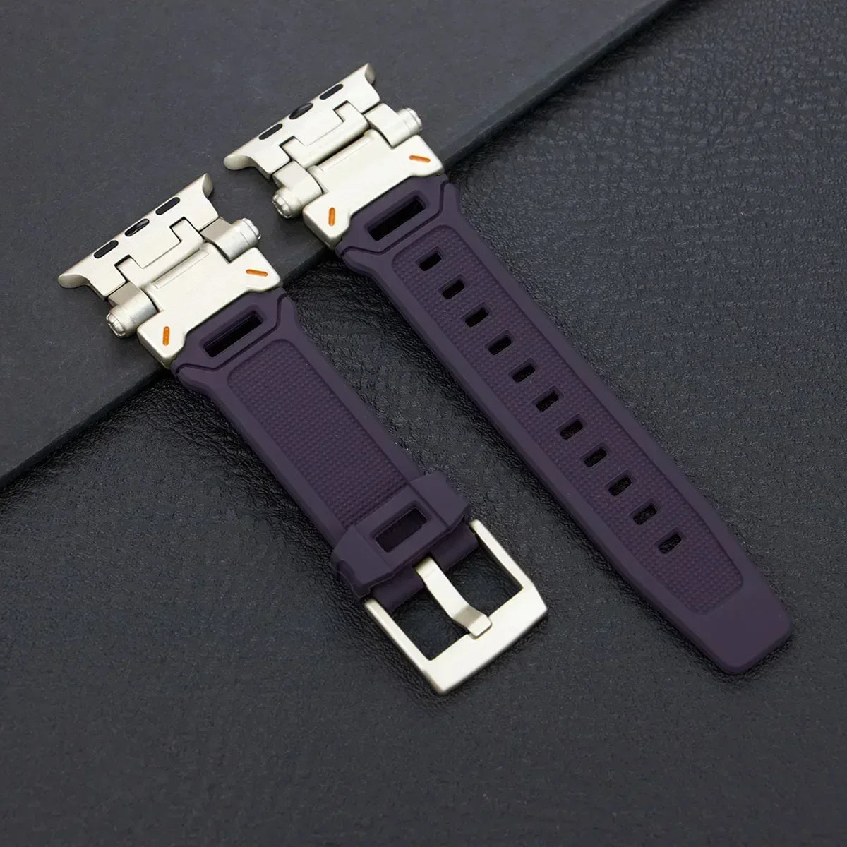 Silicone Sport Band for Apple Watch Ultra 49mm 45mm 42 44mm Rubber Strap for iWatch Series 9 8 7 se 6 5 4 ultra 2 49 Correa