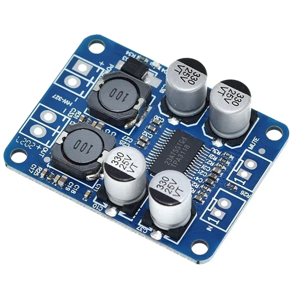 XH-M313 TPA3118 60W DC8-24V Mono Digital Audio Power Amplifier Board Amp Module Car Audio Amplifiers Operational Amplifier Chips