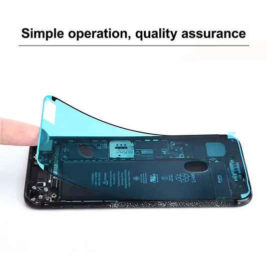 10Pcs LCD Display Front Side Waterproof Seal Stickers for iPhone 6/7/8/X/XS/XR/11/12/13/14/15 - Adhesive Protection Seals by PDG ibma