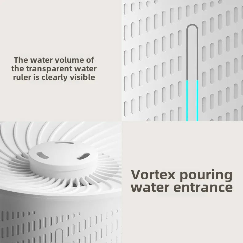 5L Large Capacity Air Humidifier Smart Humidifier with Rotating Mist Auto Shut-Off High Fequency Humidifier Ultra Quiet for Home