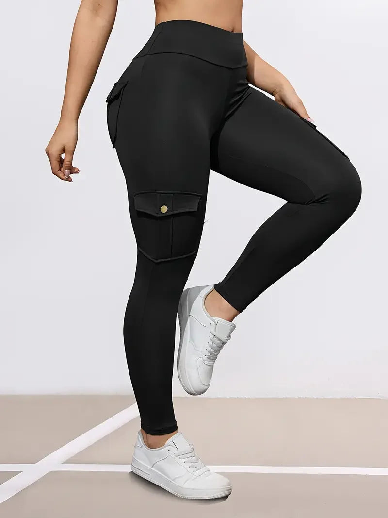 1/3 PCS Washed Print Work Pocket Women Leggings Elastic Butt Lifting Fitness Tights 2025 New Athletic Pants Fashion Streetwear