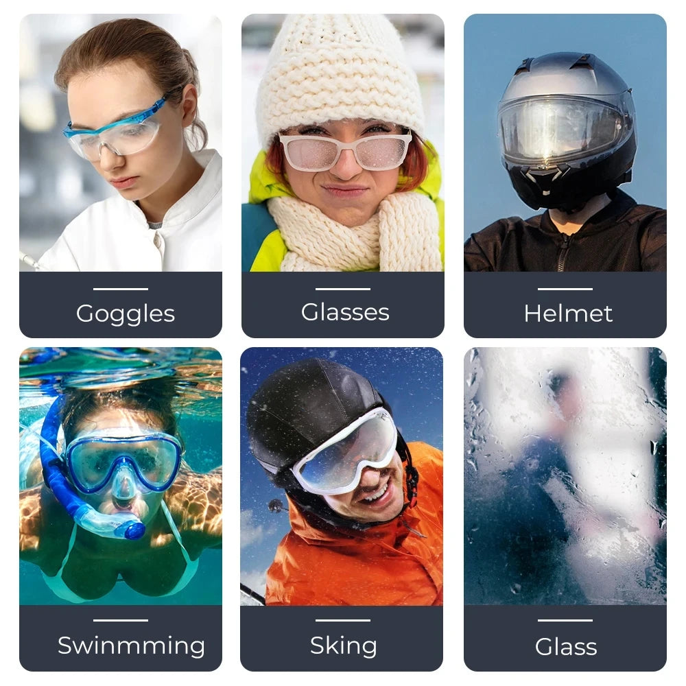 K&F Concept 50 120 PCS Cleaning Wipes Individually Wrapped Anti Fog Wipe Suitable Camera Lenses Eyeglasses Tablets Mobile Screen