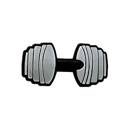 1/9-Piece Angel 67 Shoe Charms, Soccer-Themed Headphone Accessories for Sandals, Dumbbell-Shaped Clogs Gift