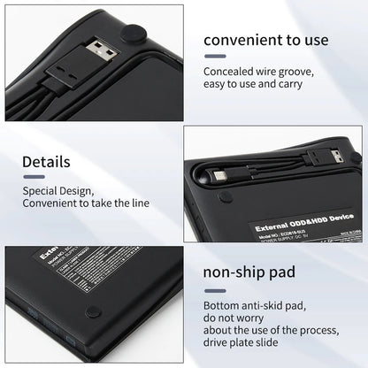 DVD Recorder Portable USB 3.0 Ultra-thin External DVD RW CD Writer Drive Reader Player Optical Drives For Laptop PC DVD Burner
