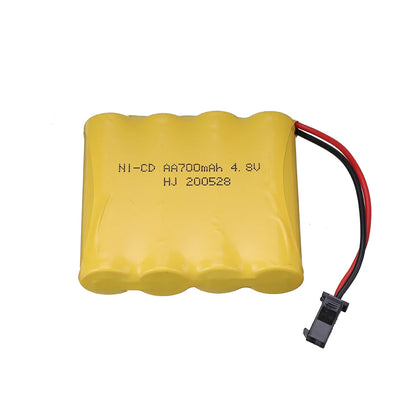 700mah 2.4V/3.6V/4.8V/6V/7.2V/8.4V Ni-CD AA Rechargeable Battery Pack For Remote Control Toys Electric Car Boat Parts SM-2P Plug